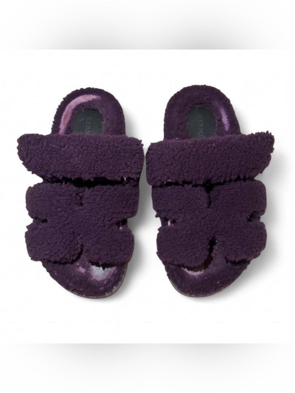 🔥Hermes Chypre Shearling Sandals🔥